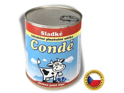 Kondenzované mléko slazené Condé 1 kg