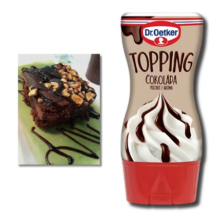 Krémový ČOKO topping 200g - smetanový