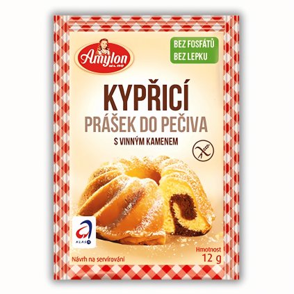 Kypřicí prášek 12 g - bez lepku, bezfosfátový, Amylon