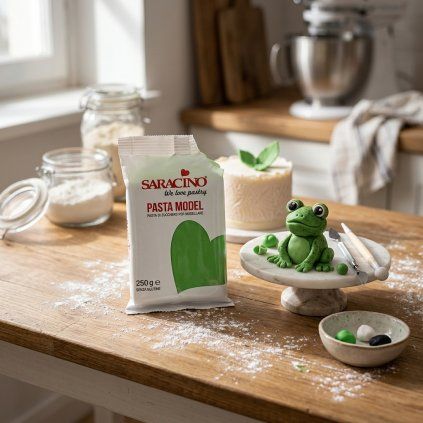 Modelovací hmota, zelená 250g