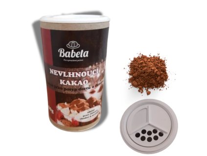 Nevlhnoucí kakao v cukřence 80g Babeta