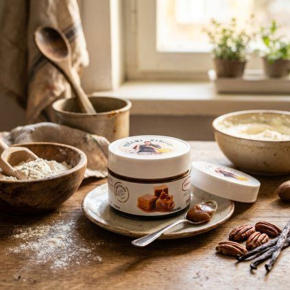 Ochucovací pasta do krému, Karamel 200g Joypaste