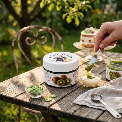 Ochucovací pasta do krému, Kiwi 200g Joypaste