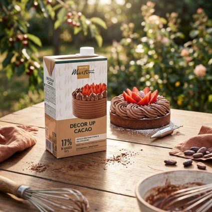 Kakaová Pařížská šlehačka, rostlinná 1l - slazená