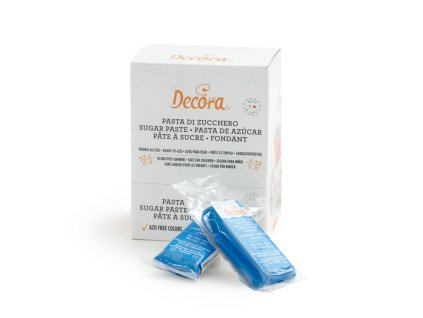 127022 1 extra tvrda potahovaci hmota 100g modra decora