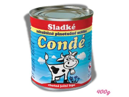 Sladké zahuštěné plnotučné mléko CONDÉ 400g