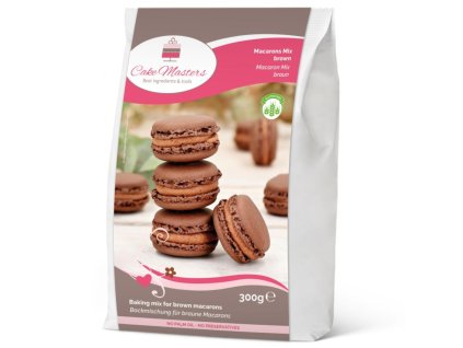 pohodová easy směs na domácí makronky hnědé barvy