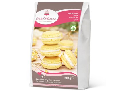 pohodová easy směs na domácí makronky žluté barvy