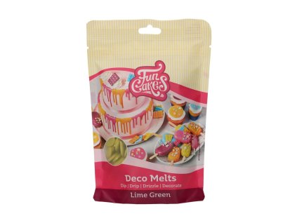 192068 snadno rozpustna poleva v peckach 250g lime funcakes