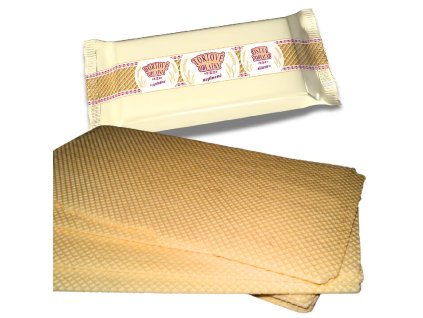 Sváteční waflové oplatky 34 x 15 cm - 11 ks