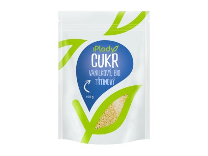Vanilkový cukr s pravou vanilkou, třtinový BIO 100g