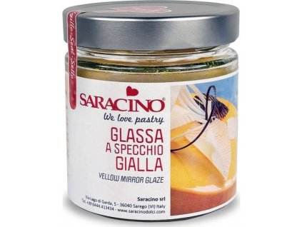 371675 zrcadlova poleva zluta 350g saracino