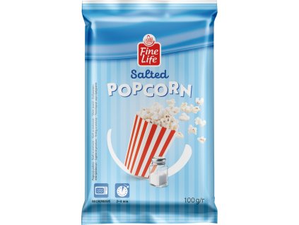 Fine Life Popcorn slaný 100 g