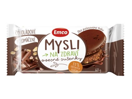 Emco Sušenky polomáčené čokoládové 60 g