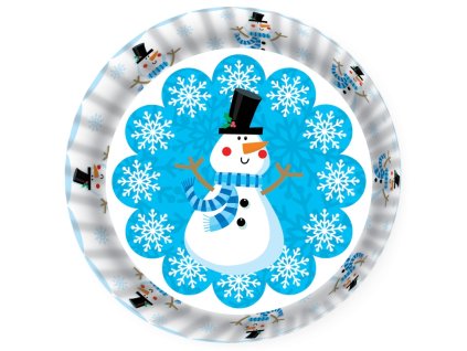 formicky na muffiny a cupcakes 50ks s motivem snehulaka 20210723074001209398983