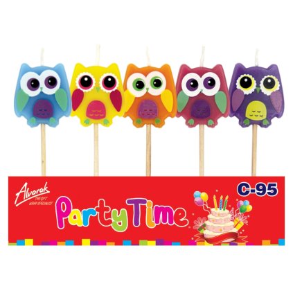 125324 alvarak svicky sovicky na spejli 5 ks