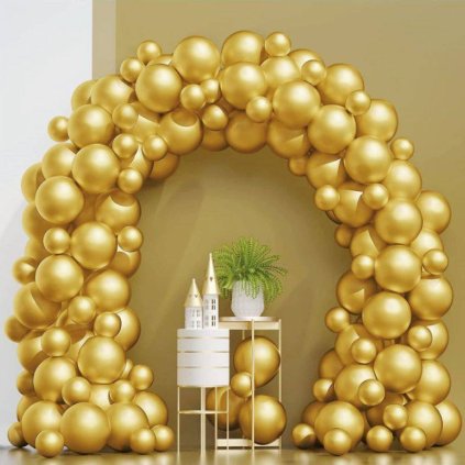 322693 balonkova girlanda brana zlata 70ks cakesicq