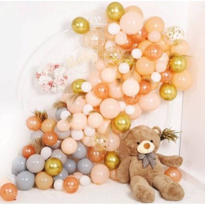 322768 balonkova girlanda oranzova 128ks cakesicq