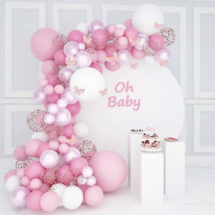 322759 balonkova girlanda ruzova 134ks cakesicq