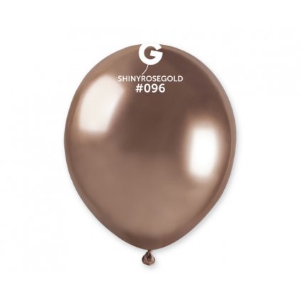 0014911 balonky gemar chrom rose gold 13 cm 100 ks 600