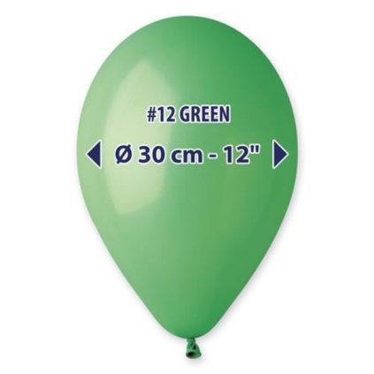 0001617 balonky gemar zelene 30 cm 12 100 ks 600