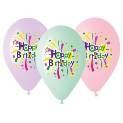 0017662 balonky happy birthday 33 cm 5 ks 600