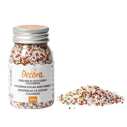 108761 1 cukrove zdobeni mini perlicky 1 5mm barevne 100g decora
