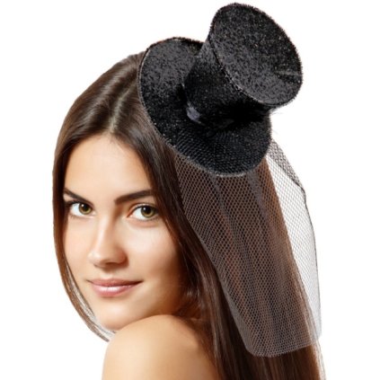 0023206 celenka glitrovany klobouk se zavojem 600