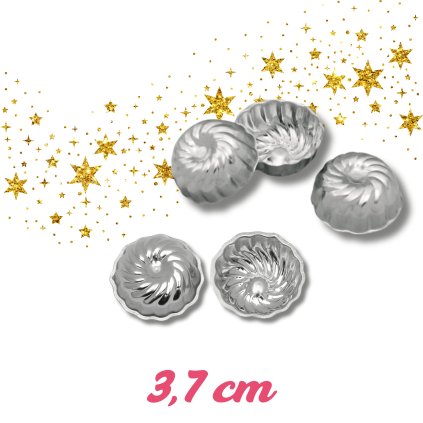 České formičky na cukroví - Bábovičky - mini 3,7 cm - 20 ks