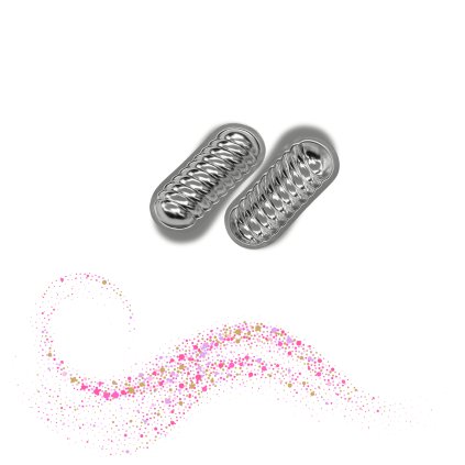 České formičky na cukroví - rohlíček Vanilka 6,5 cm - 20 ks