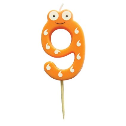 narozeninova svicka ve tvaru cisla 9 c c58 201601271040041415075461