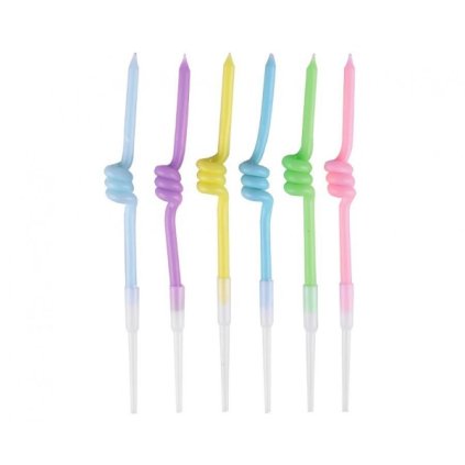 297788 1 dortove svicky s drzatky macaron spirala 12 cm 6 ks