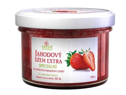 124487 1 dzem jahodovy extra specialni 200g gresik