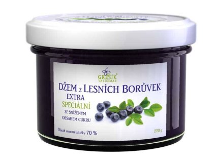 124493 1 dzem z lesnich boruvek extra specialni 220g gresik