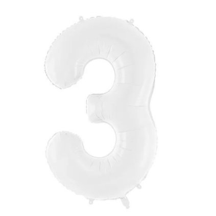 0020819 foliova cislice bila 3 86 cm 600