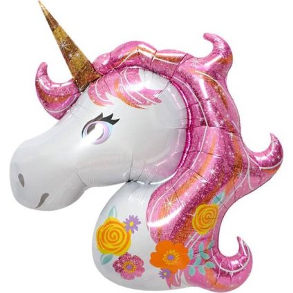 322555 foliovy balonek ruzovy jednorozec 70cm cakesicq