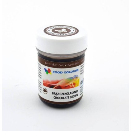 46397 food colours gelova barva chocolate brown cokoladova 35 g