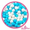 289396 2 sweetart cukrove perly modre a bile 7 mm 80 g