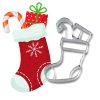Cake Masters vykrajovátko vánoční ponožka 9cm