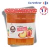 Džem Carrefour broskvový se třtinovým cukrem 370 g