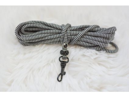 Vodítko černá a bílá