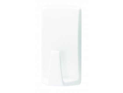 tesa® Powerstrips Voděodolné háčky – bílé (Barva bílá, Rozměr 60,1mm x 19,9mm x 32,2mm / 2 háčky + 2 voděodolné proužky velké)