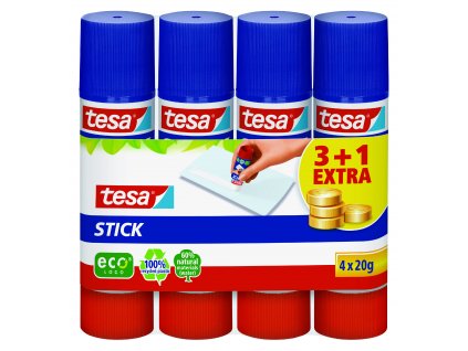 tesa® Lepicí tyčinky Stick PROMO balení (Barva bezbarvá, Rozměr 20g)