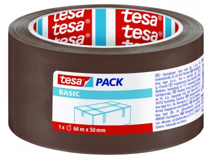 tesapack® Balicí páska BASIC (Barva hnědá, Doplňující informace 1 role se štítkem, Rozměr 40 m : 45 mm)