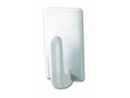 tesa® Powerstrips Malé obdélníkové háčky Klasik (Barva bílá, Rozměr 45,0mm x 16,5mm x 21,5mm / 3 háčky + 4 malé proužky)