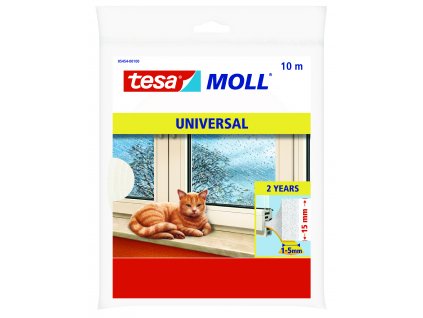 tesamoll® UNIVERSAL Pěnové těsnění na okna a dveře (Barva bílá, Doplňující informace životnost 2 roky, Rozměr 10 m : 25 mm : 6 mm)