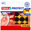 tesa® Protect Plstěné samolepicí podložky (Barva hnědá, Doplňující informace kolečka, Rozměr Ø 26 mm)