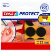 tesa® Protect Plstěné samolepicí podložky (Barva hnědá, Doplňující informace kolečka, Rozměr Ø 26 mm)