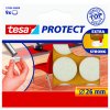 tesa® Protect Plstěné samolepicí podložky (Barva hnědá, Doplňující informace kolečka, Rozměr Ø 26 mm)