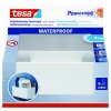 Voděodolná polička tesa® Powerstrips (Barva kov-bílá, Doplňující informace 1 košík, nerez a plast + 4 proužky Powerstrips® Voděodolný, Rozměr 19,5 x 12 x 10 cm)
